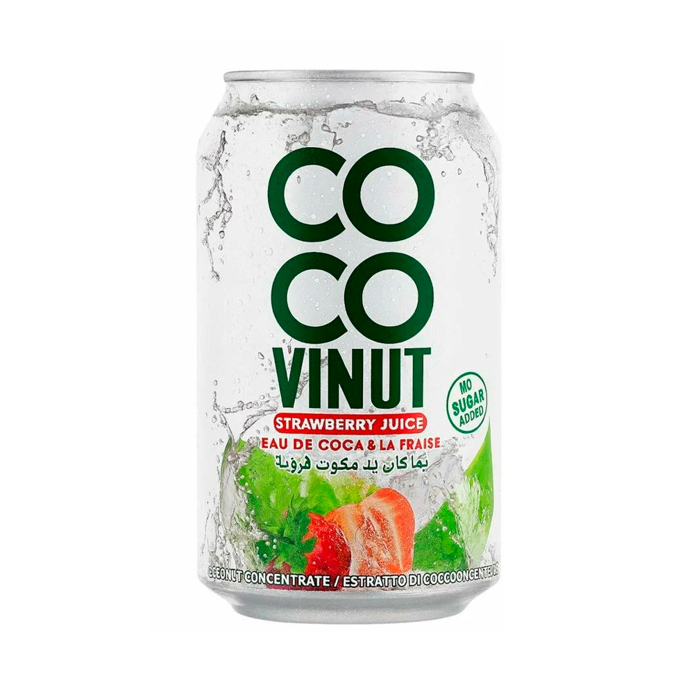 Напиток Vinut Coconut water & Strawberry Juice   330мл