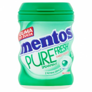Жев.резинка Mentos Pure Fresh Spearmint  банка 60гр
