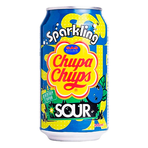 Газ.напиток Chupa Chups Sour Blueberry м  345мл