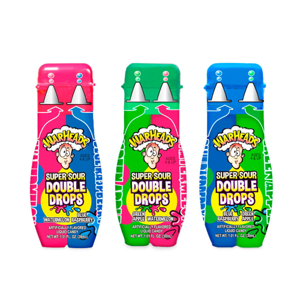 Жидкая конфета Warheads Super Sour Double Drops   30гр