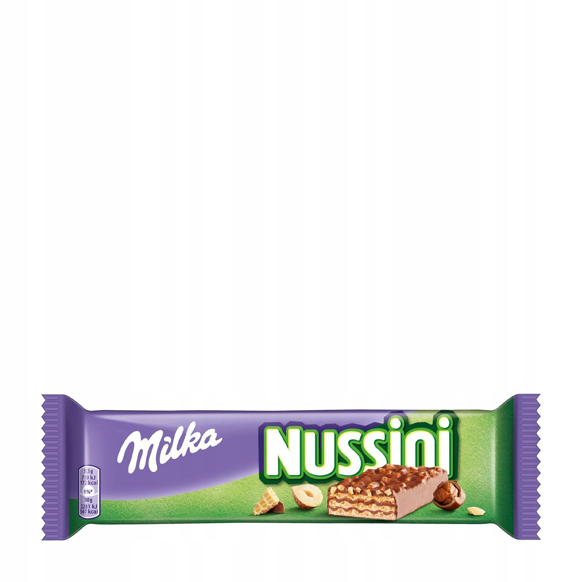 Вафельный батончик Milka Nussini Hazelnut  31,5гр
