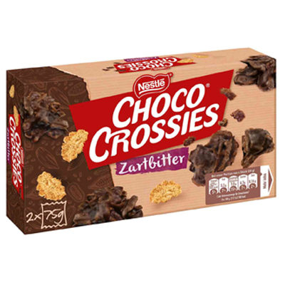 Конфеты Nestle Choco Crossies Zartbitter   150гр