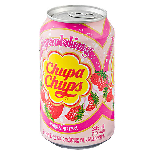 Газ.напиток Chupa Chups Strawberry Cream   345мл