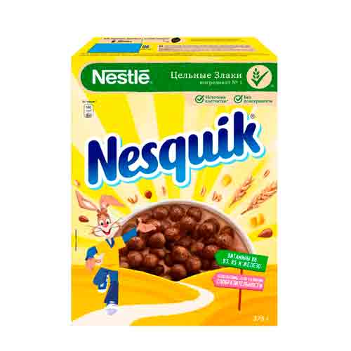 Готовый завтрак Nestle Nesquik Cereal    330гр