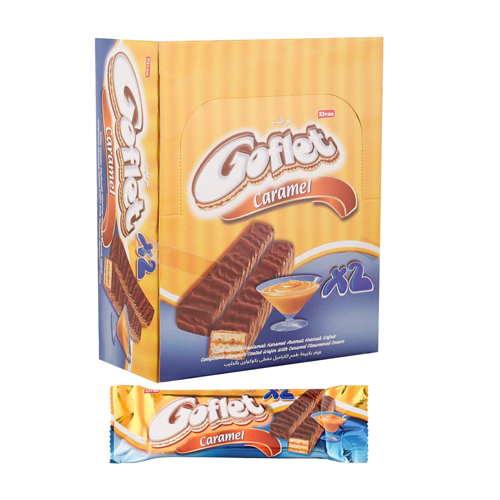 Вафли Goflet Chocolate Caramel Wafers 28гр