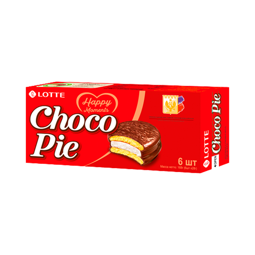 Печенье Lotte оригинальный   168гр