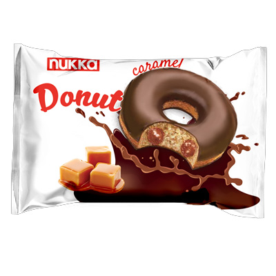Пончик NUKKA DONUT CARAMEL 40гр.