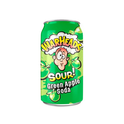 Газ.напиток Warheads Sour Green Apple Soda   355мл