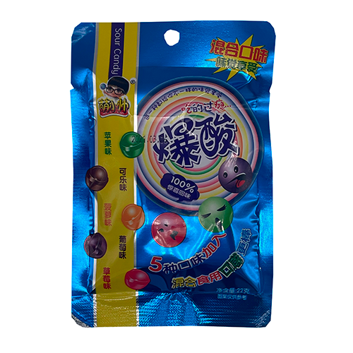 Конфеты Sour Candy 5 вкусов Кислые 22гр.