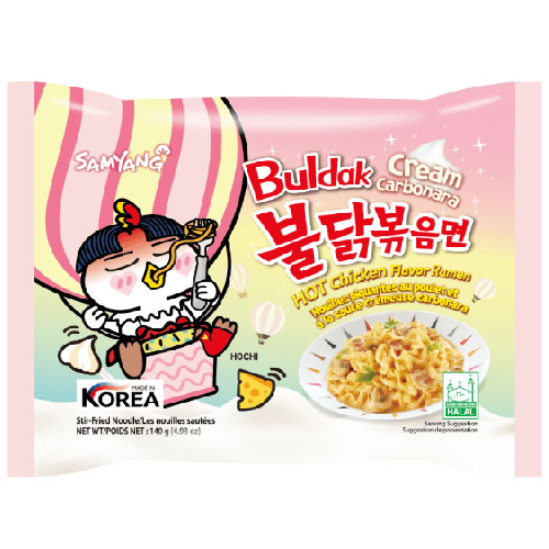 Лапша Samyang Hot Chicken Carbonara Cream   140гр