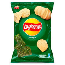 Чипсы Lay's Seaweed Flavor Китай   70гр