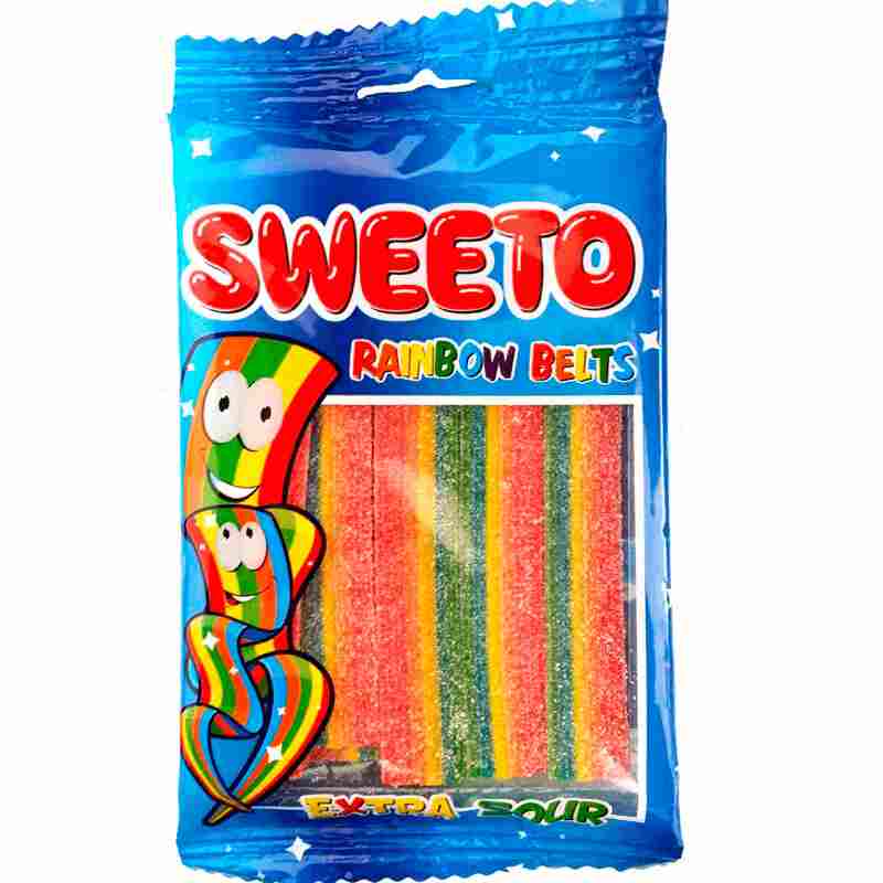 Мармелад SWEETO Rainbow belt 80гр. Турция