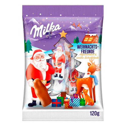 Шоколад фигурный Milka Weihnachtsfreunde   120гр