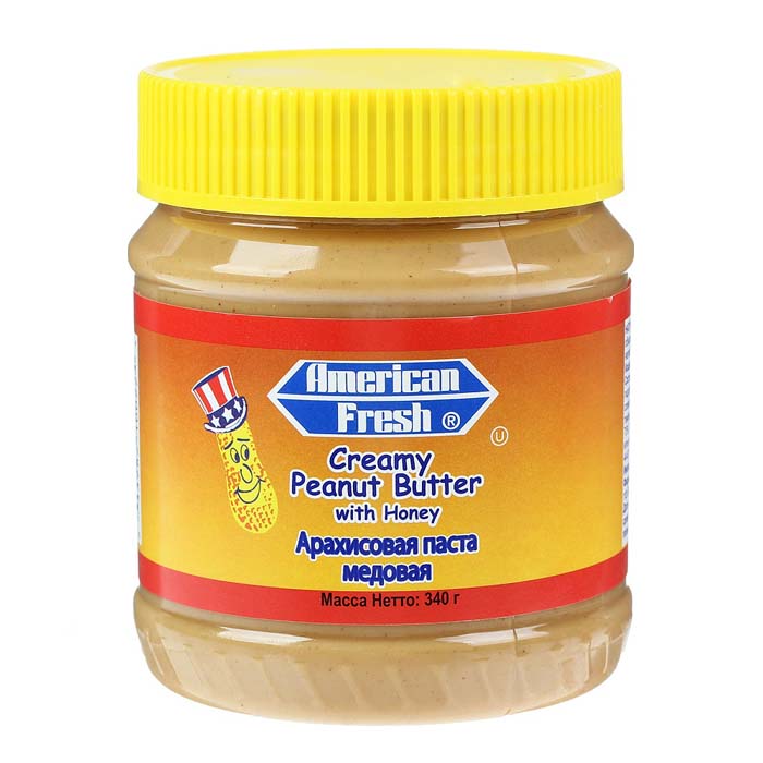 Арахисовая паста American Fresh медовая 340гр
