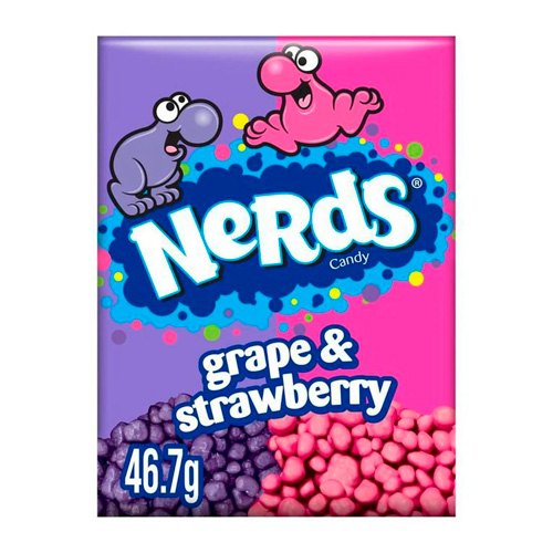 Конфеты Wonka Nerds Strawberry & Grape   46гр