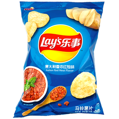Чипсы Lay's Italian Red Meat Flavor   70гр