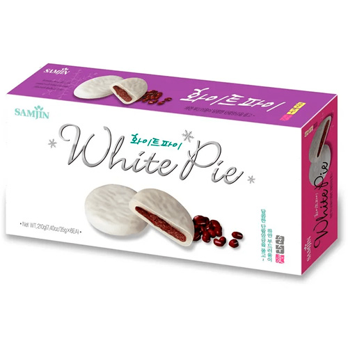 Моти Samjin White Pie с начинкой из красной фасоли   210гр