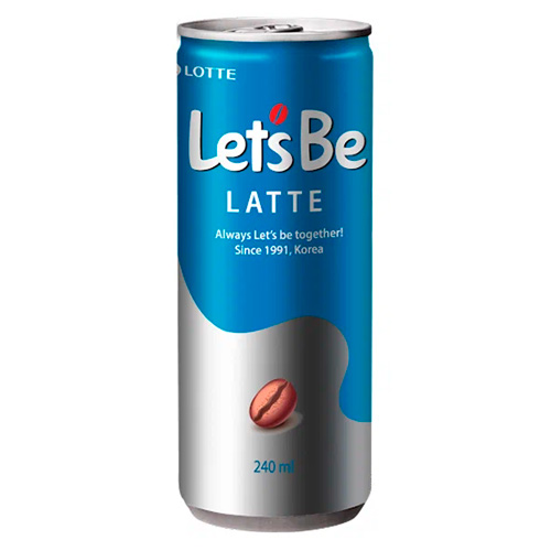 Напиток кофейный Lotte Let's Be Cafetime Latte   240мл