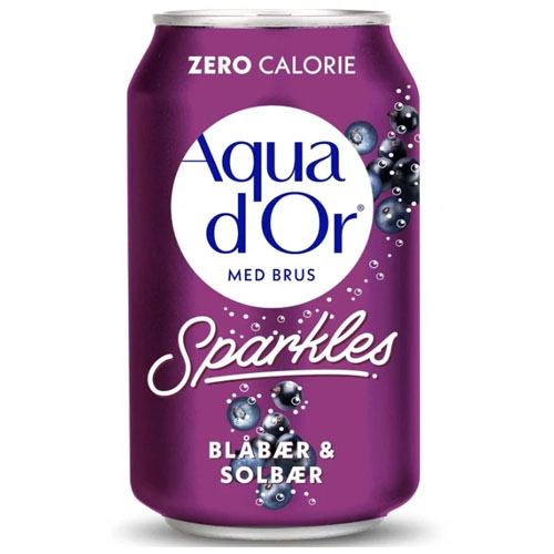 Напиток б/а Aqua d'Or Blabaer & Solbaer (Черника и чёрная смородина) 330мл