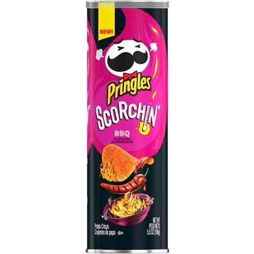 Чипсы Pringles Scorchin BBQ   158гр