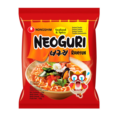 Лапша Nongshim Neoguri Seafood & Spicy   120гр