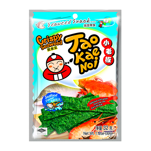 Снеки из морских водорослей Seafood TAO KAE NOI 32гр.