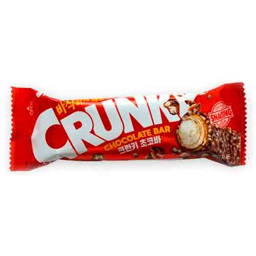 Батончик с рисовыми хлопьями Crunky Choco 30гр