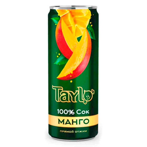 Сок Taylo Манго (100% сока) 250мл