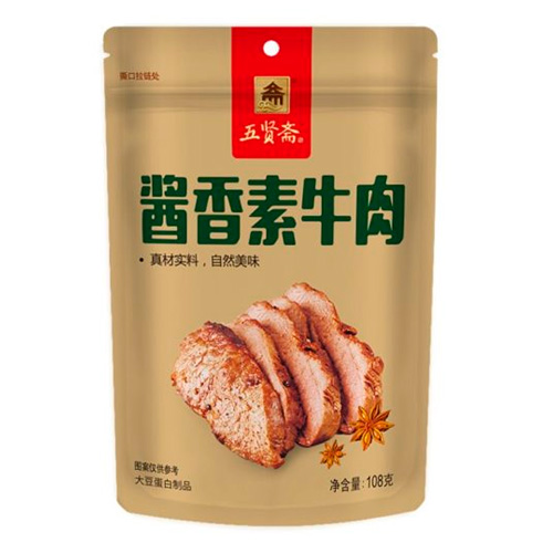 Соевое мясо Wuxianzhai с соевым соусом   108гр