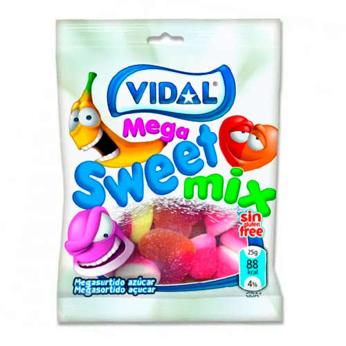 Мармелад Vidal Mega Sweet Mix 100гр.