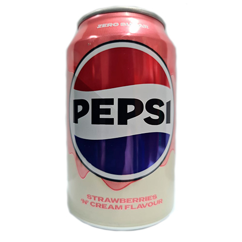 Газ.напиток Pepsi Strawberry and Cream zero м  330мл