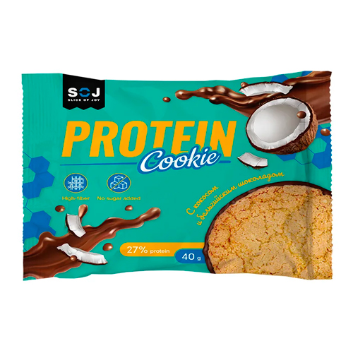 Печенье Protein Cookie с кокосом и ананасовым вкусом 40гр