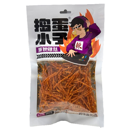 Снек Daodanxiaozi Острые соломки    102гр