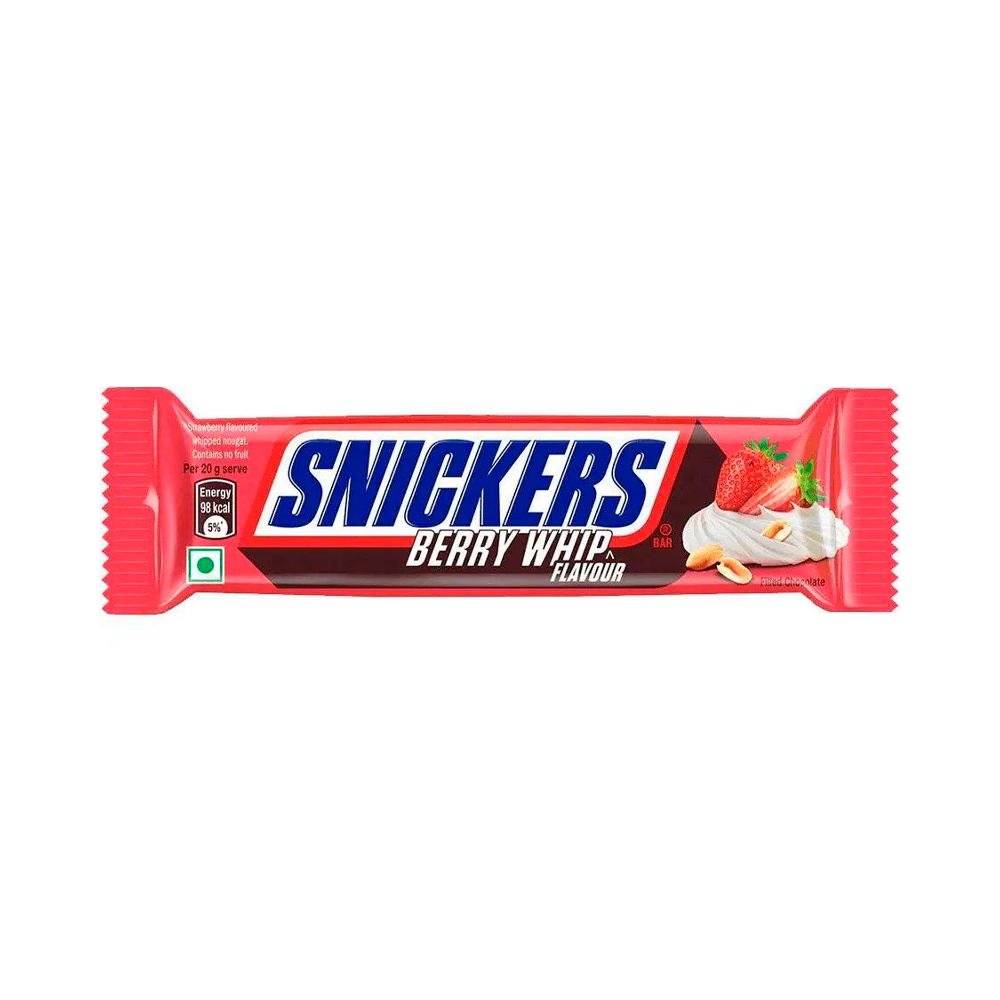 Шоколадный батончик Snickers Berry Whip   40гр