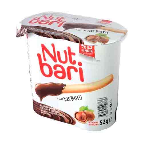 Хлебные палочки Nut Bari с шоколадно-ореховой пастой    52гр