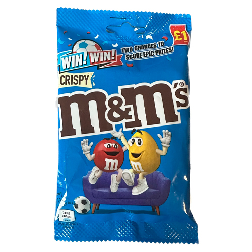 Драже M&M's Crispy Treat Bag   77гр