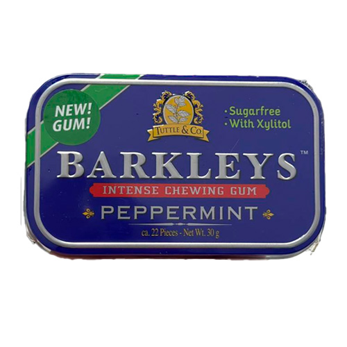 Жев.резинка Barkley's Intense Peppermint    30гр