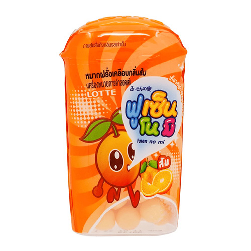 Жев.резинка Lotte Fusen No Mi Orange  15гр