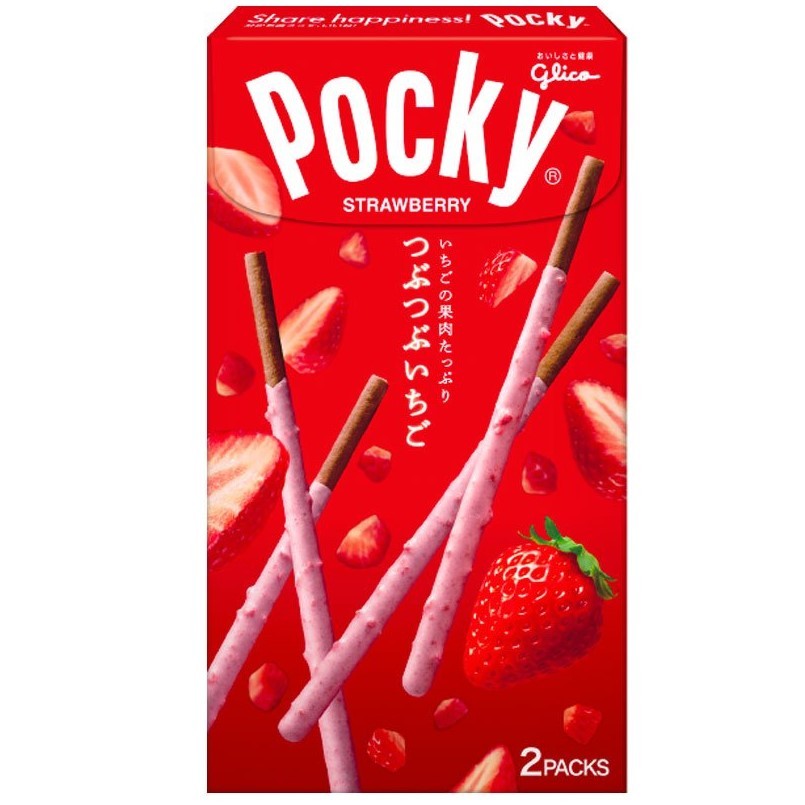 Бисквитные палочки Pocky Клубничный крем   35гр