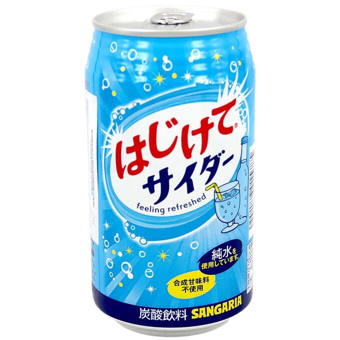 Напиток б/а Sangaria Cider  газированный 350 г ж/б,  Япония