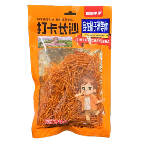 Снек Daodanxiaozi Острые соломки   122гр