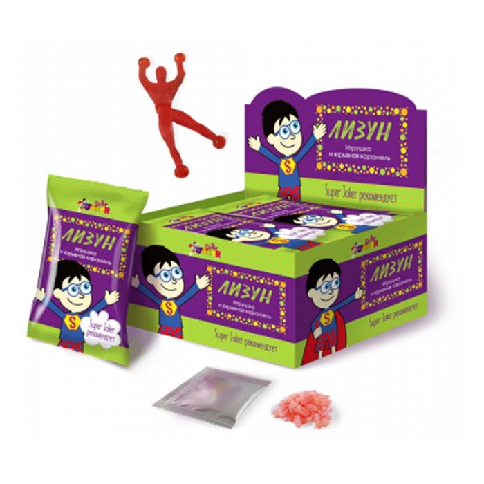 SUPER JOKER лизун со взрывной карамелью Китай