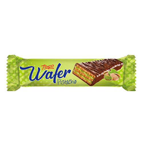 Вафли WAFER в шоколадной глазури с Фисташковой начинкой   30гр