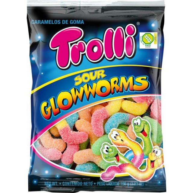 Мармелад Trolli 100гр Кислые червячки