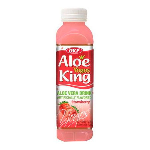 Напиток ОКФ Aloe Yogos King Strawberry 500мл.