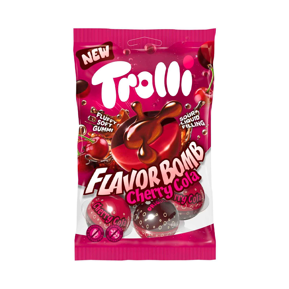Жев.мармелад Trolli Flavour Bomb Cherry Сola   75гр