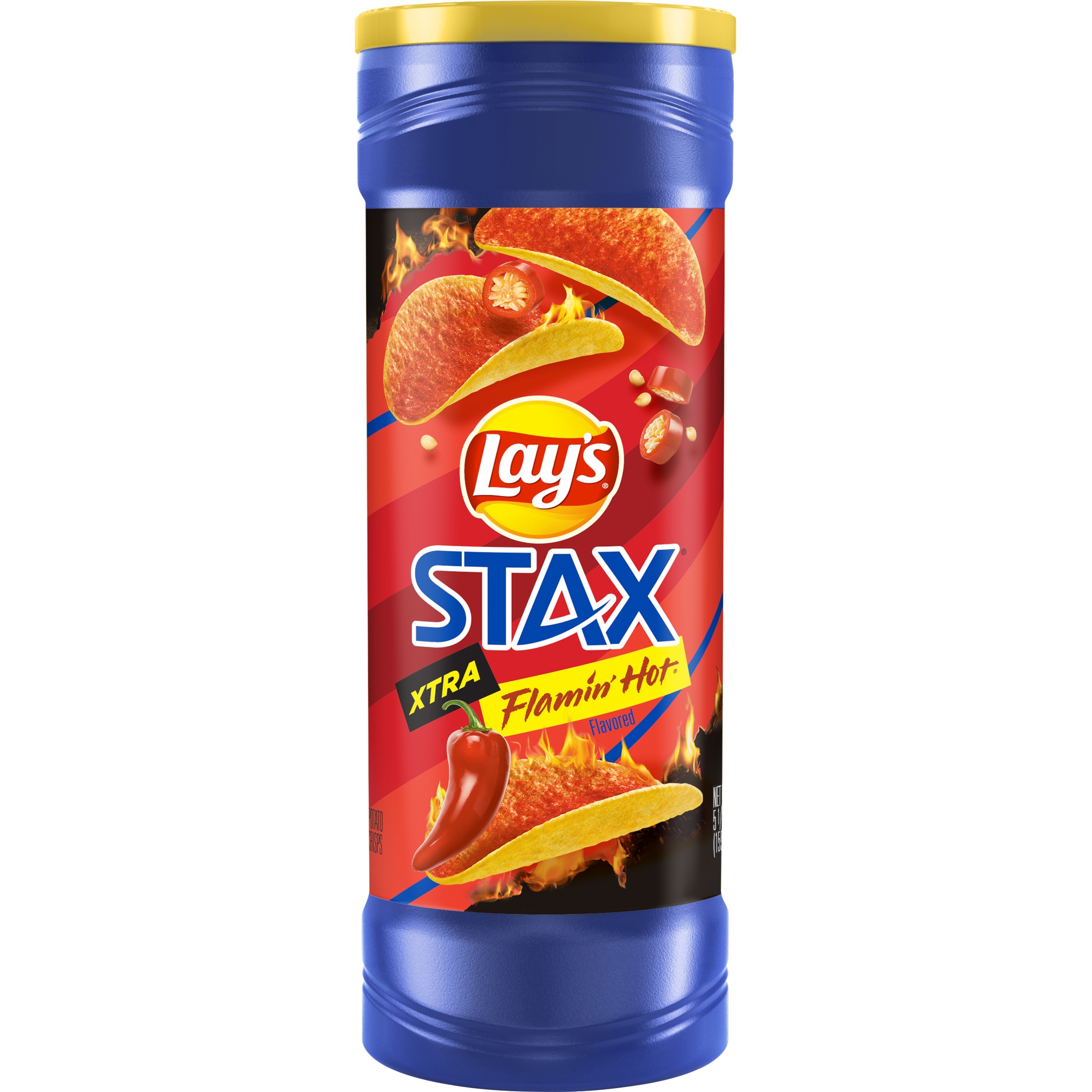 Чипсы Lay's Stax Extra Flaming в тубе   155,9гр