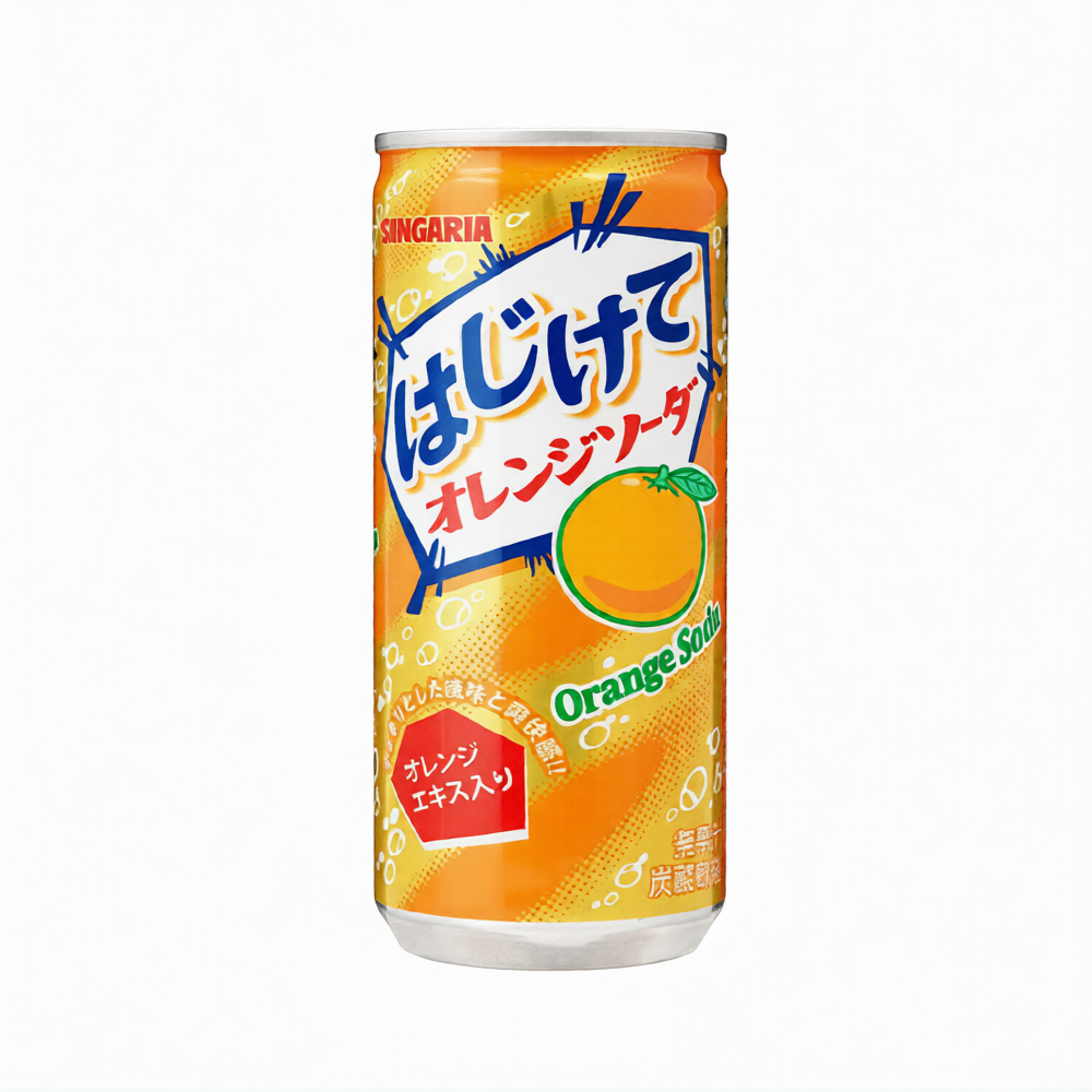 Газ.напиток Sangaria Hajikete Orange   250мл