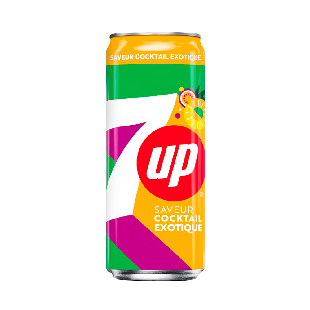 Газ.напиток 7UP Saveur Cocktail Exotique   330мл