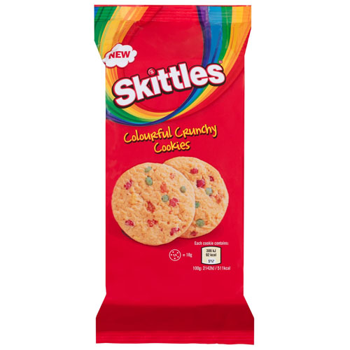 Печенье с драже Skittles cookies 162гр